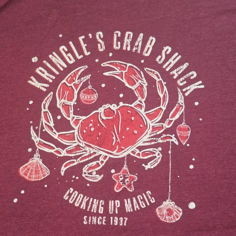 IZOD Kringle's Crab Shack Cooking Up Magic Short Sleeve T-Shirt Size 4XB